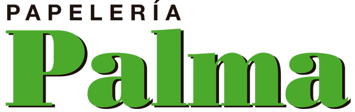 Logotipo negro Papelería Palma Burgos